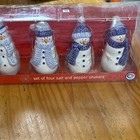 Set Of 4 Snowman salt And Pepper Shakers #2 — photo 1