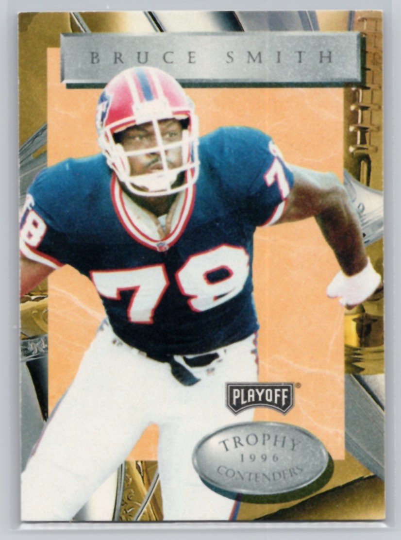 1996 PLAYOFF TROPHY CONTENDERS #106 BRUCE SMITH  BUFFALO BILLS