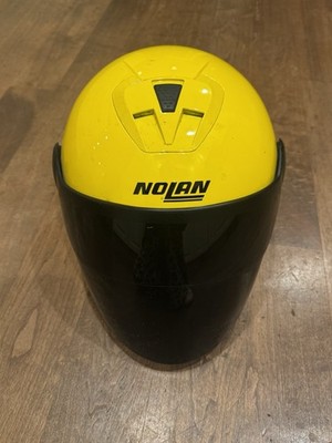 Nolan N42E N-Com Solid Open Face Helmet Double Visor  DOT ~ Size XXL Yellow