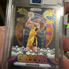 2025 Panini Prizm WNBA Blue Groovy Cameron Brink Los Angeles Sparks #2