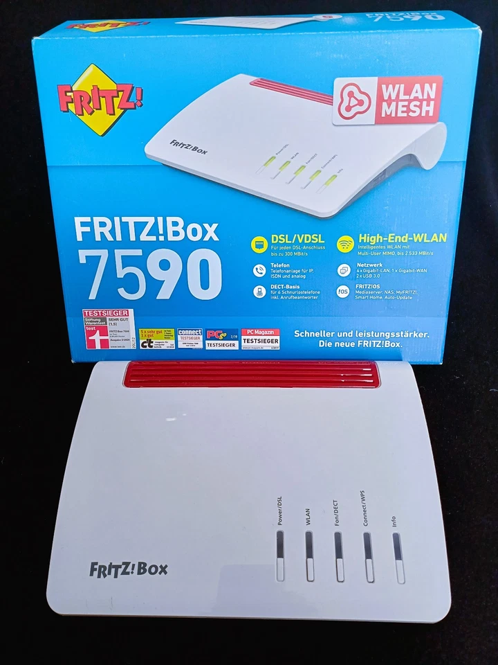 FRITZ!Box 7590 AVM Router DSL/VDSL High-End-WLAN AC