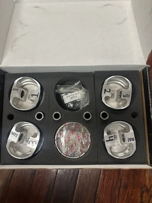 Lotus Esprit Coated Racing Pistons 2.2 Liter Turbo GA220-223 Rings Wrist Pins - Image 1 of 4