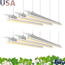 4ft LED Grow Lights Full Spectrum Super Bright Indoor Hydroponics Easy Install