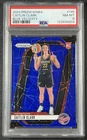 CAITLIN CLARK PSA 8 2024 PANINI WNBA PRIZM #145 ROOKIE BLUE VELOCITY FEVER 9203