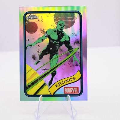 2025 Topps Chrome MARVEL KRONOS Refractor #25 Cosmic Entity Avengers Mentor