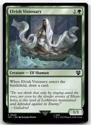 Elvish Visionary #240 Commander: The Lord of the Rings: Tales of Middle-earth