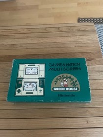 Nintendo Game & Watch GREEN HOUSE Multi Screen GH-54 From Japan Year1982