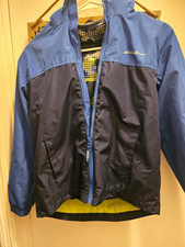 Eddie Bauer Youth Size M/10/12 Lone Peak 3-in-1 Jacket Lightweight Fleece, Blue