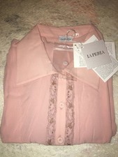 La Perla Liaison Soft Pink Silk Nightdress M Nightgown Sleepshirt