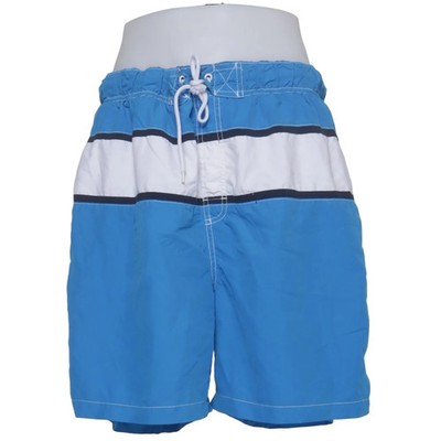 Faded Glory, Badeshorts, Größe: XL, Blau/Weiß, Recyceltes Polyester #jLZ
