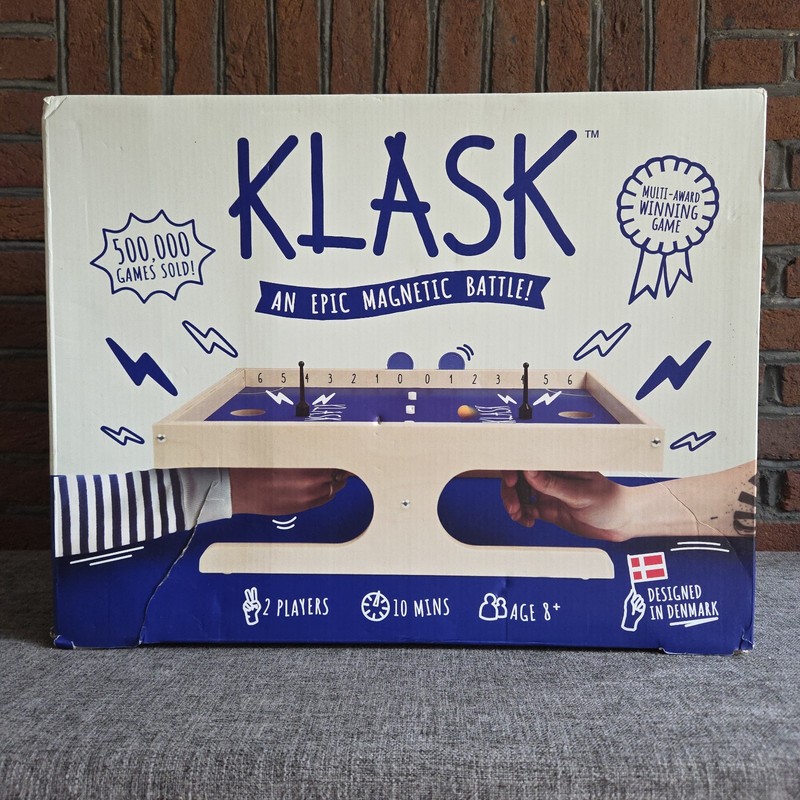 Klask Magnetic Skill Board Game - Boxed and Complete