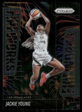 2025 Panini Prizm WNBA #4 Jackie Young Fireworks