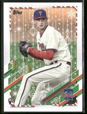 Connor Brogdon 2021 Topps Holiday #HW169 RC Philadelphia Phillies