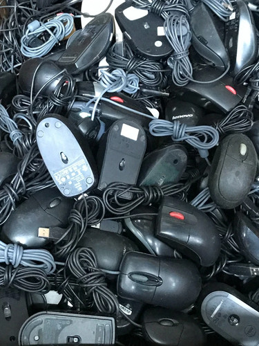 MIXED LOT OF 20 Used - HP Dell Lenovo Logitech Microsoft Wired USB Mouse