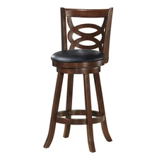 Swivel Stool 29" Bar Height Upholstered Seat Dining Chair Home Kitchen New