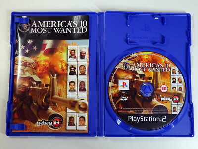 Americas 10 Most Wanted | PlayStation 2 PS2 Spiel + HANDBUCH | SEHR GUTER ZUSTAND