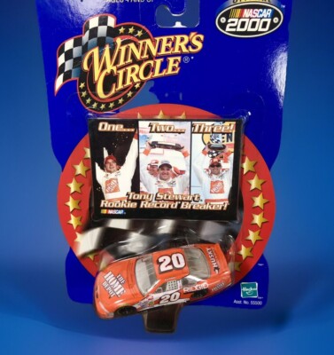 Hasbro Winner's Circle NASCAR Tony Stewart Rookie Record Breaker Car Diecast