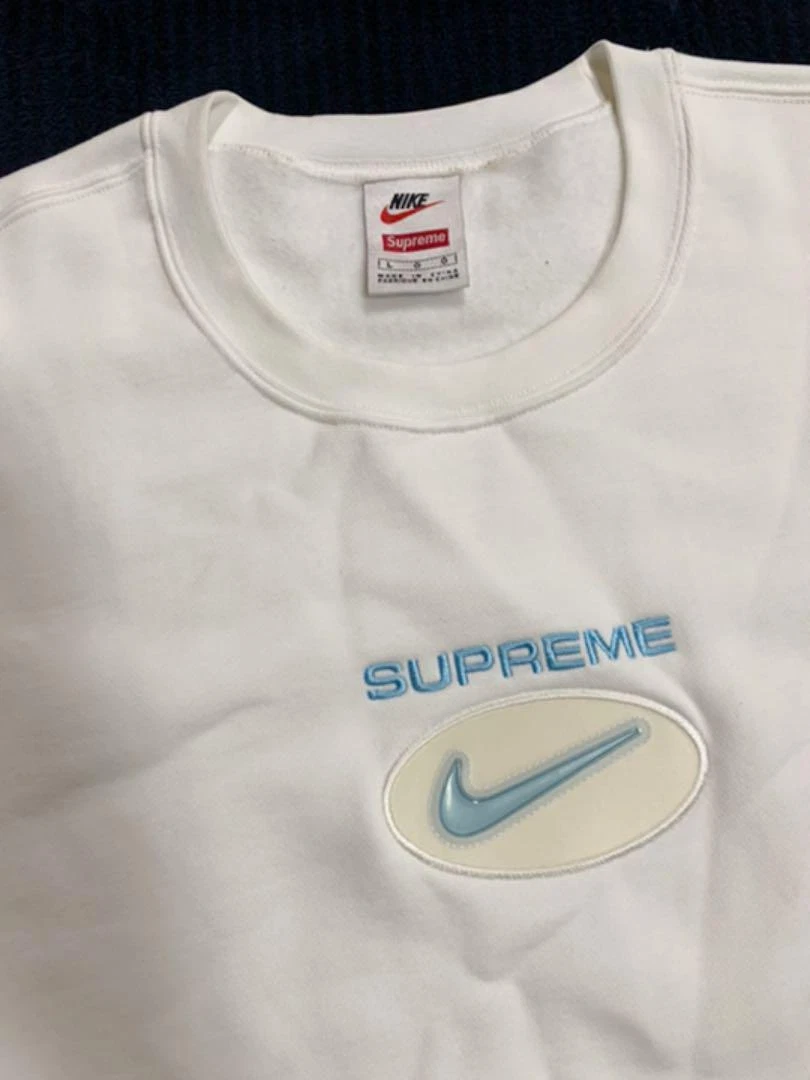 Supreme Nike Jewel Crewneck White Size L | eBay