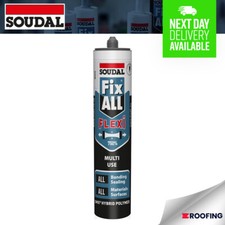Soudal Fix ALL FLEXI Hybrid Polymer Sealant Adhesive - White, 290ml