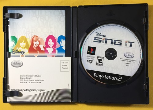 Singstar Disney Sing It PS2 Play Station 2 Manual Included - Picture 3 of 3
