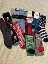New Lot Of 10 Unisex Adult Novelty Socks Various Brands Assorted Styles Cutesy