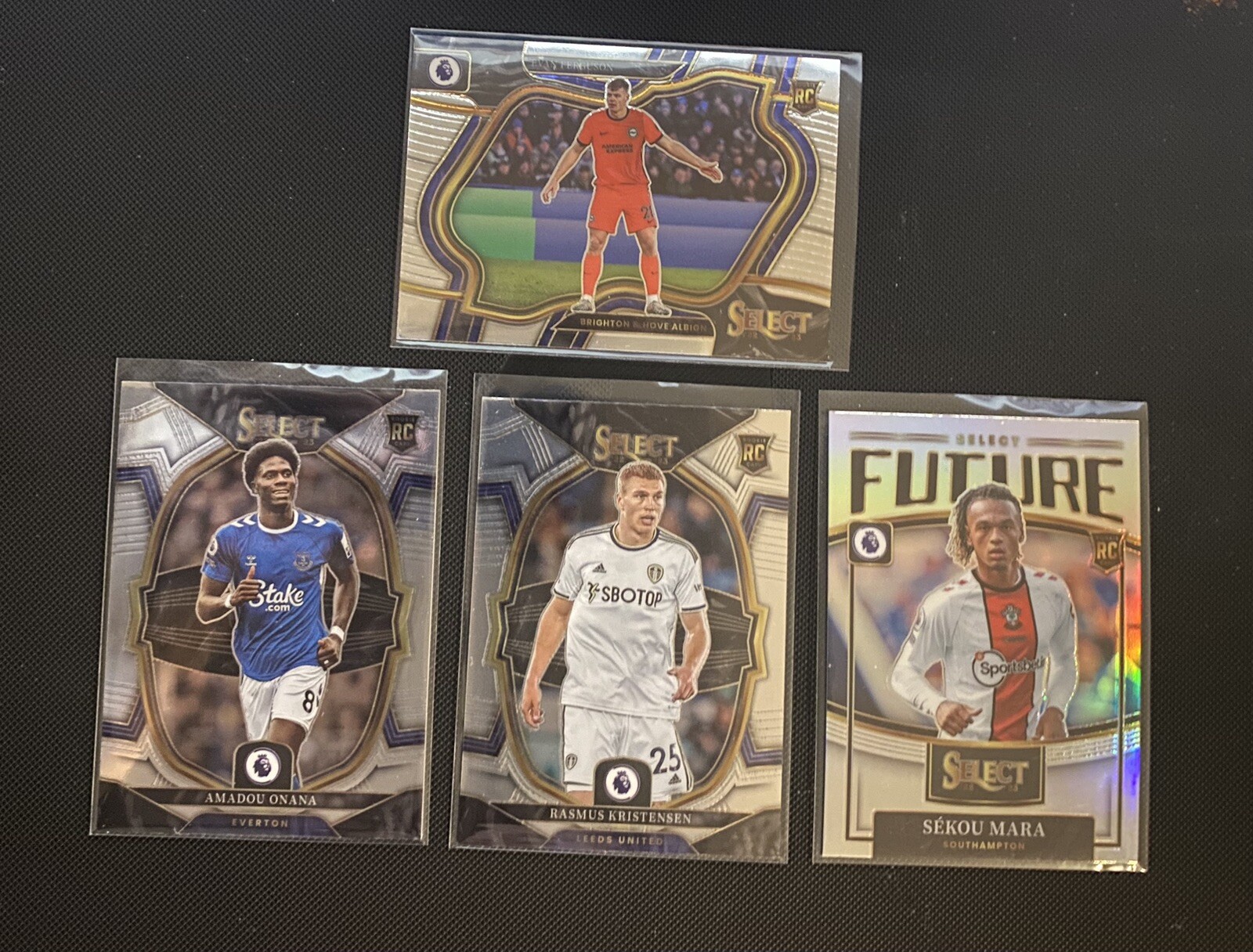 202223 Panini Select Premier League Fußball Trading Cards Lot (Purple