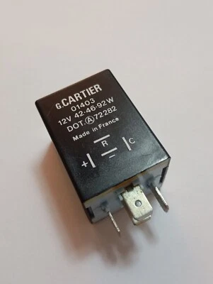 1x Relais Relay 01403 12v 42.46.92W dot. 72282 centrale clignotante Contacteur - Photo 1/4