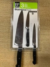 3-Piece Starter Knife Set, 8" Chef, 5" Utility & 3.5" Paring