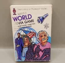 According To Professor Hoyle s Series 4 World Trivia Card Game Vintage 1984