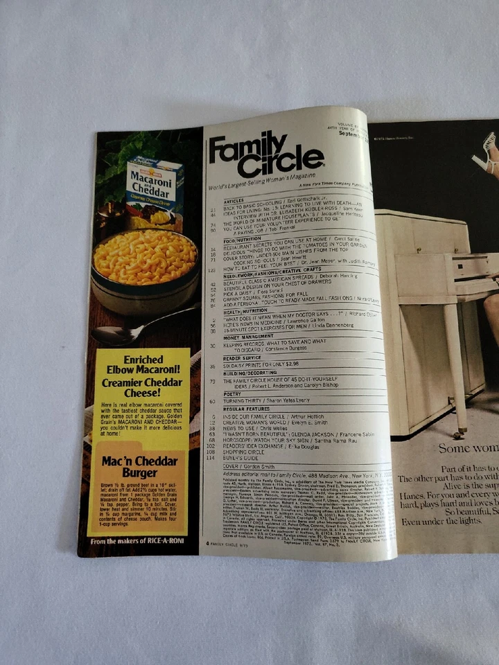 1975 September, Family Circle Magazine, Needlework, (MH594) - Image 2 of 3