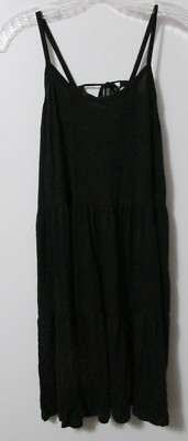 Women's 7th Ray Strappy Rayon/Spandex Tiered Little Summer Dress MEDIUM
