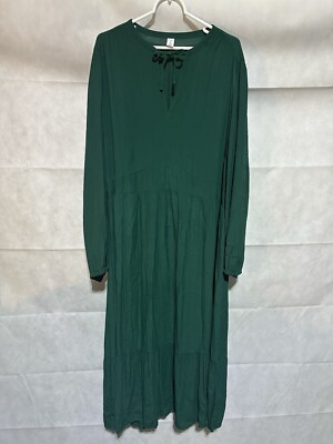 Old Navy Green Smocked Tiered Long Sleeve Maxi Dress Size XXL Tall Cottagecore | eBay Old Navy Green Smocked Tiered Long Sleeve Maxi Dress Size XXL Tall Cottagecore | eBay