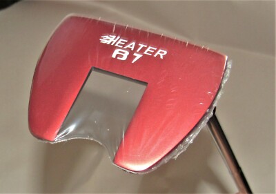 Heater B-7 Putter - Red - Assembled w/ Steel Shaft & Choice of Grip - 34'' NEW B7