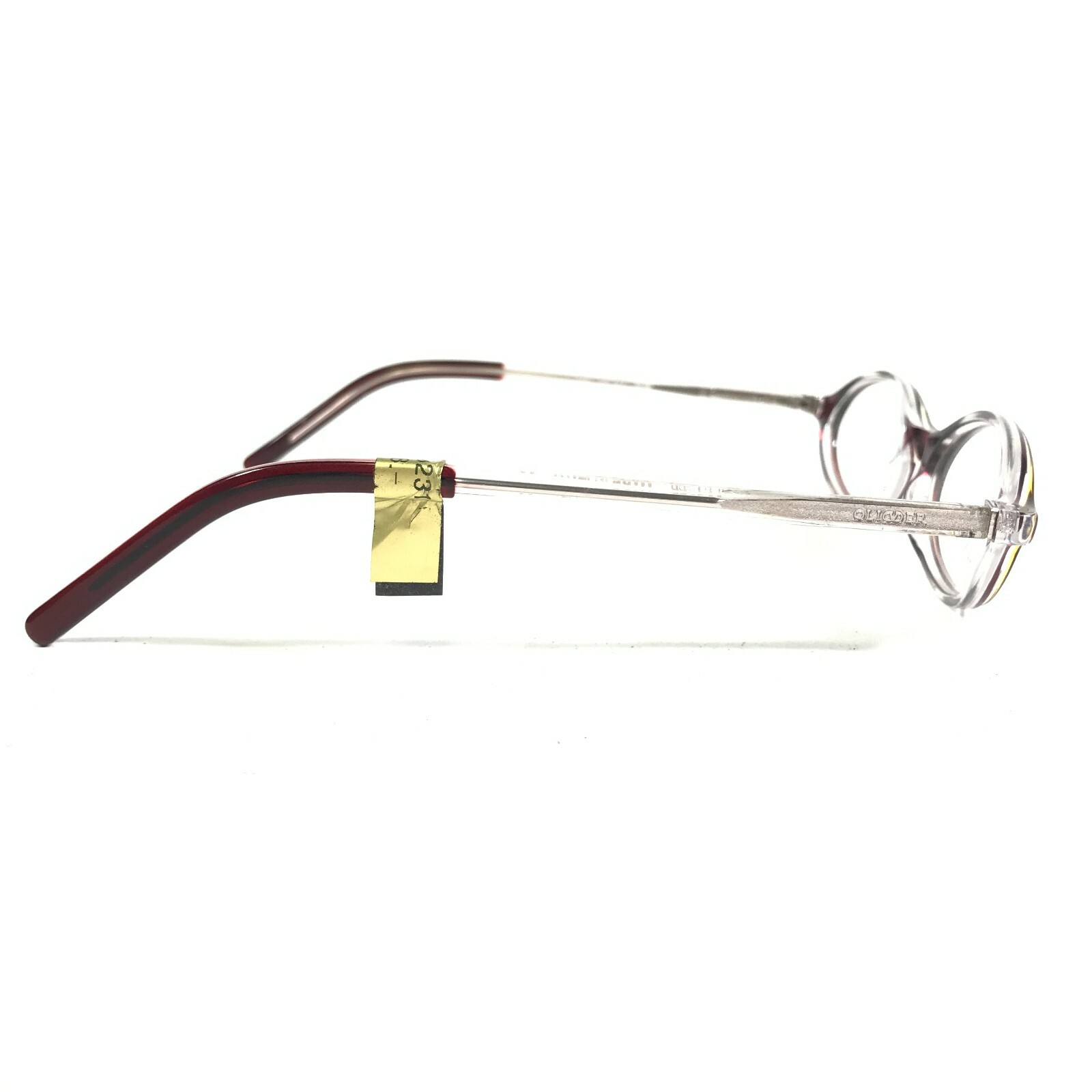 Oliver by Valentino OL157 M1G Kids Eyeglasses Frames Red Clear Oval 45-17-135 thumbnail 3