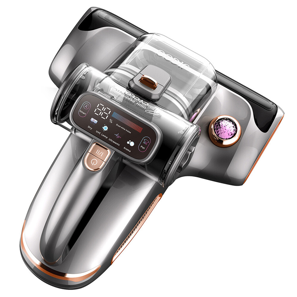 JIGOO T600 700W 15KPa Anti-Mite Vacuum Cleaner UV LED Display Aroma Diffusion