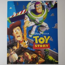 Toy Story Mini Poster Pixar Disney Lithograph Woody Buzz Lightyear Rex 8x10