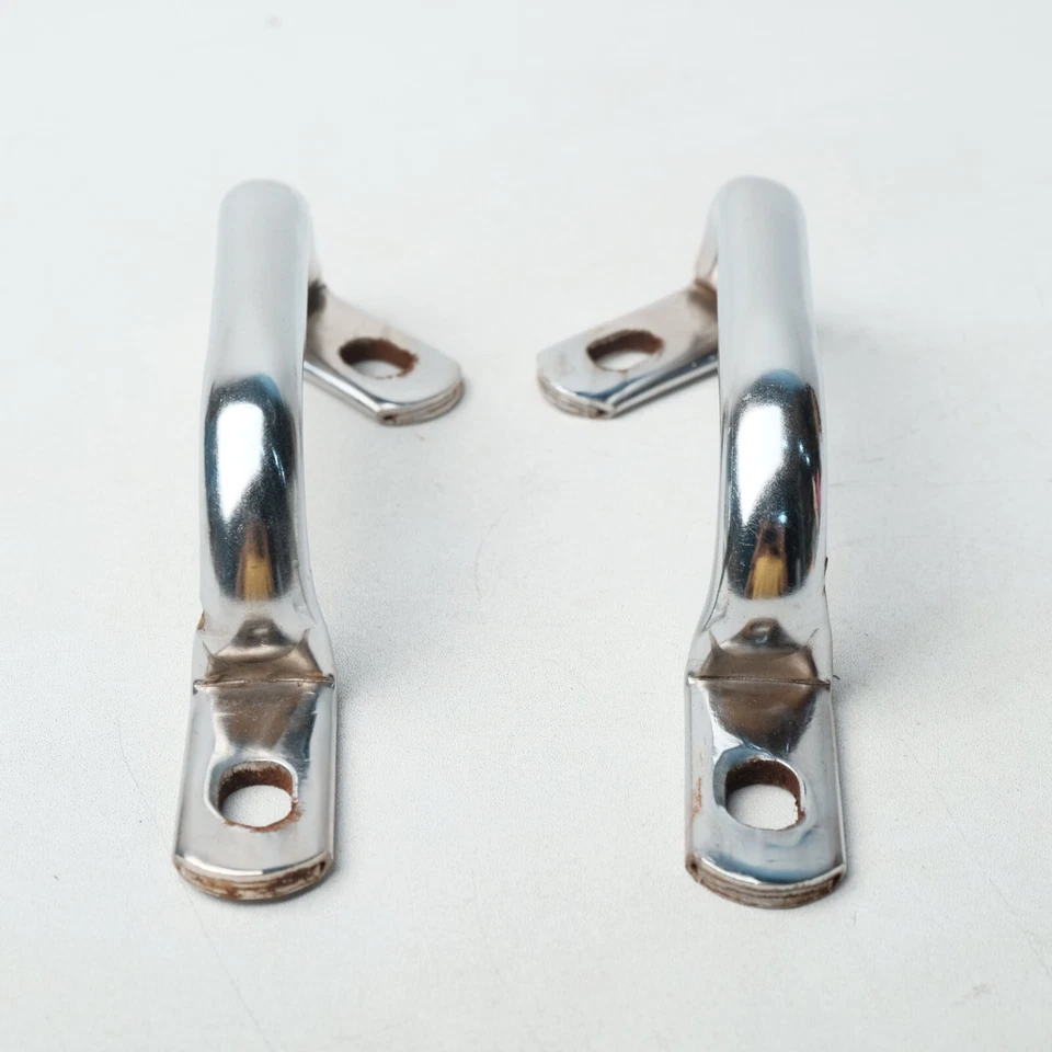 Se adapta a Honda CB100 CB125S CL100 CL125S Barra de agarre Manija Marco Par Izquierdo Derecho Foto 3 de 4