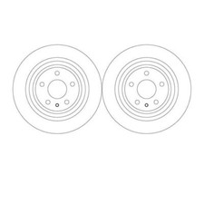 2x TRW DF6809 Bremsscheibe 302 mm für Ford Mondeo V CD CE Mondeo V Turnier CF