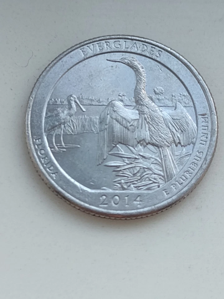 2014 Florida Everglades Error Quarter Mint Mark P - Image 3 of 4