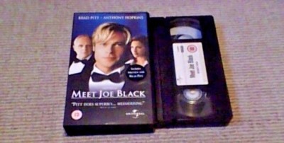 Meet Joe Black UNIVERSAL UK PAL VHS VIDEO 1999 Brad Pitt Anthony Hopkins