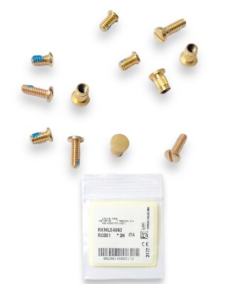 Versace VE 2231 Sunglasses Replacement Shiny Golden Lenses Screws Kit Genuine