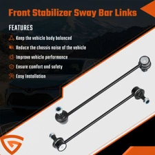2 Front Sway Bar End Stabilizer Bar Link for Toyota Corolla Matrix Prius VIbe Fa