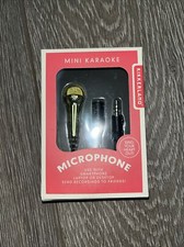 Kikkerland Mini Karaoke Microphone for smartphone/laptop/desktop