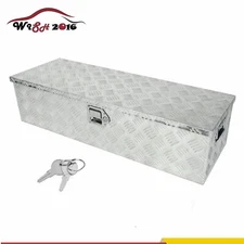 39"X13"X10" Silver Aluminum Heavy Duty PickUp Truck Bed Trailer Storage Tool Box