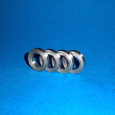 4 Kugellager 6805 / 61805 ZZ / 25 x 37 x 7 mm