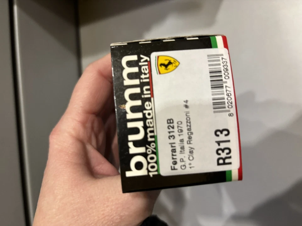 Ferrari 312B GP Italia 1970 Winner #4 Regazzoni 1:43 BRUMM R313 - Immagine 3 di 4