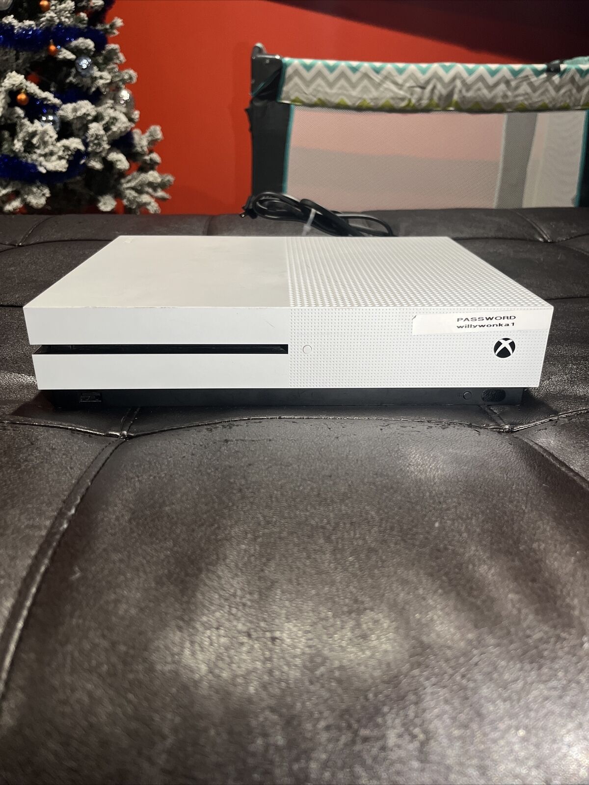 Microsoft Xbox One S White 500GB - Excellent Condition w/ Controller +  Cables 889842257113