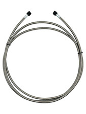 4an Nitrous Oxidefuel Line 8 Ft Stainless Steel Braided Black Ends