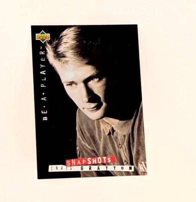1994-95 UPPER DECK HK, BE A PLAYER, CHRIS GRATTON, #R110, SNAP SHOTS, NRMT