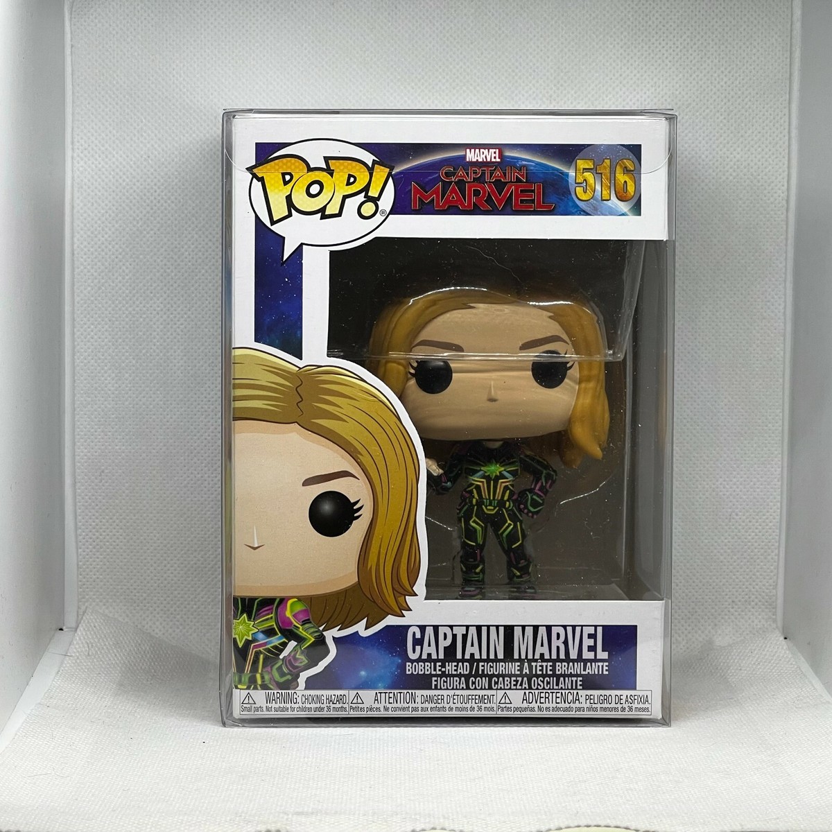 Funko Pop Marvel 516 Captain Marvel Neon Suit